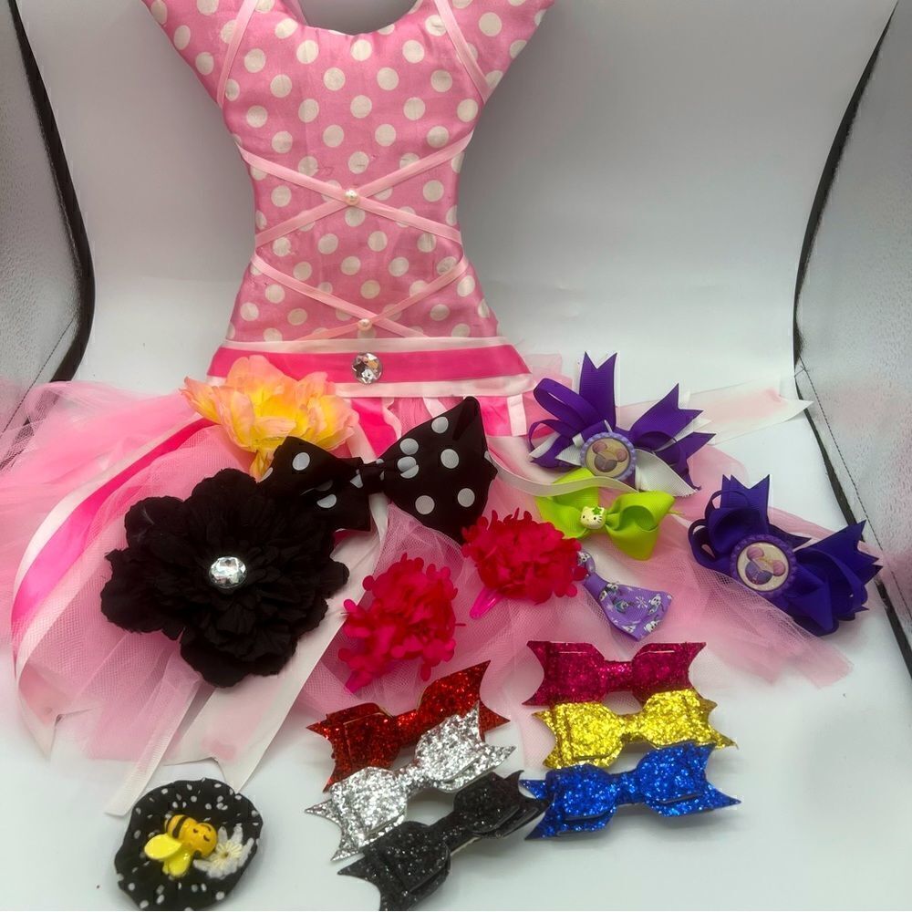 Polk Dot Ballerina Bow Keeper